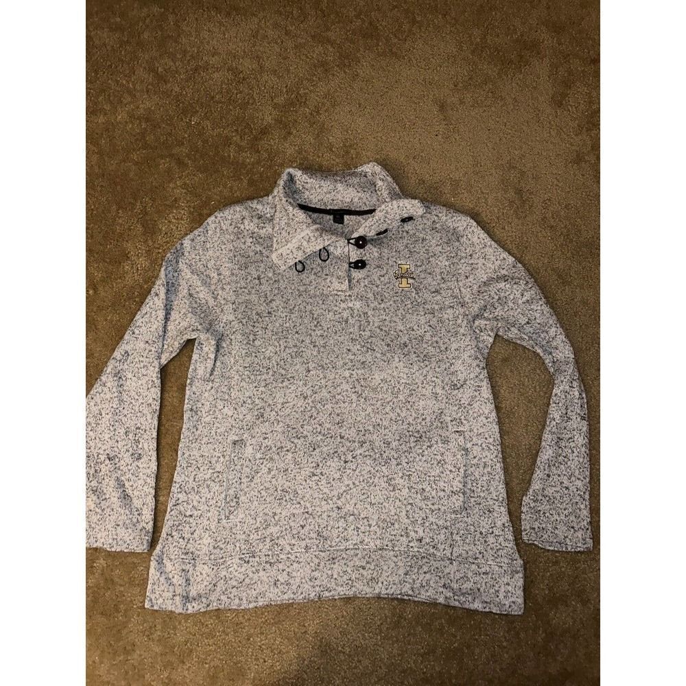 Idaho Vandals Sweater/Fleece Button Front XL - Knitted